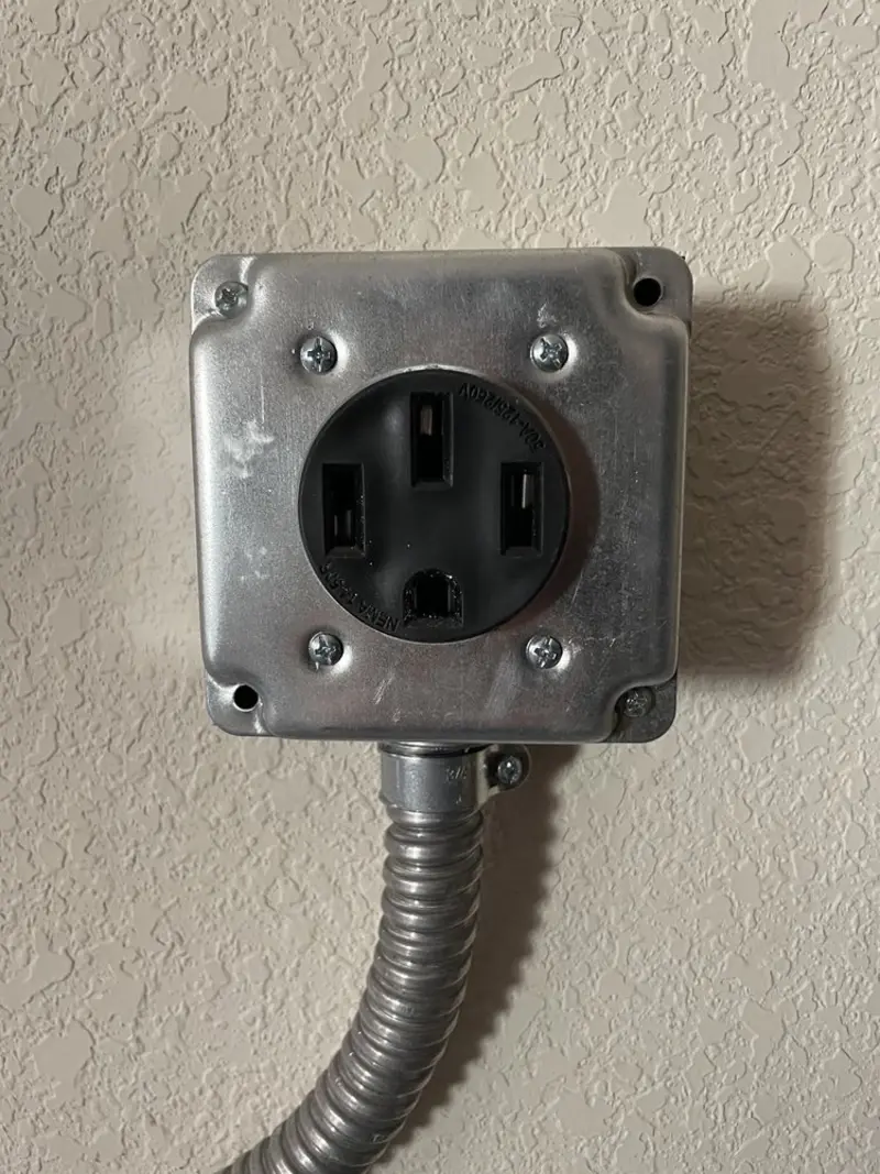 NEMA 14-50 outlet installed for Electrical Panel Upgrade in University of California-Santa Barbara
